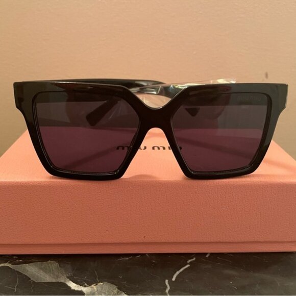 Miu Miu Black Sunglasses - Picture 1 of 5